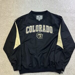 Men's Vintage Y2K Colorado Buffaloes CU Buffs Windbreaker Jacket Sz Medium
